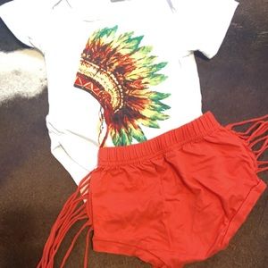 Western fringe outfit